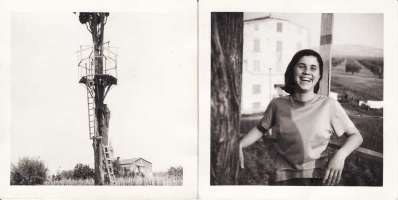 Osservatorio e Gabriella 1964